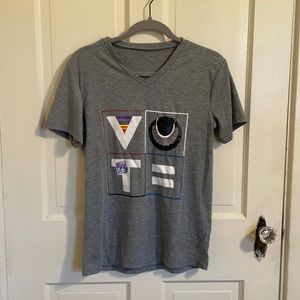 NWOT VOTE V-Neck t-shirt